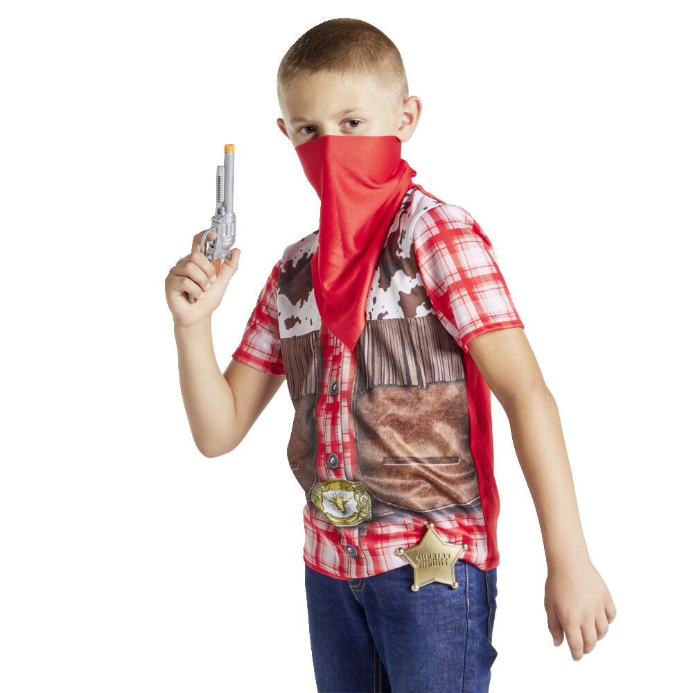 Deguiz'box enfant garçon cowboy 7/10 ans 4 pièces