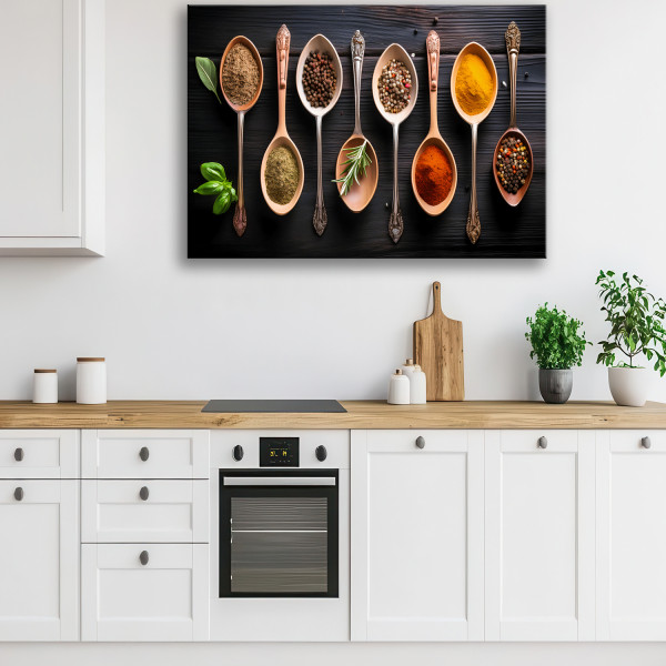 Feeby Obraz na płótnie, Przyprawy do Kuchni Restauracji 60x40