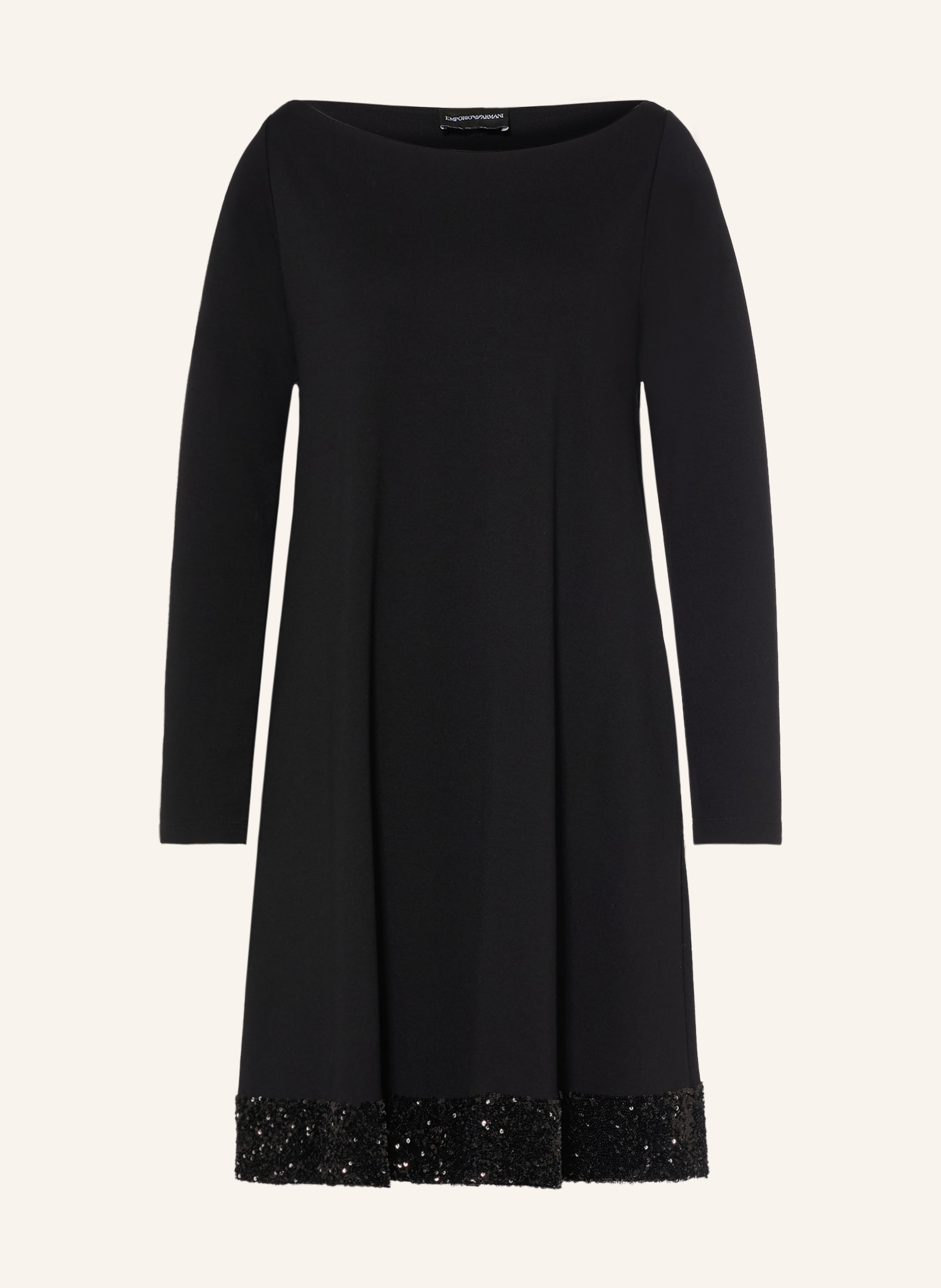 EMPORIO ARMANI Jerseykleid mit Pailletten