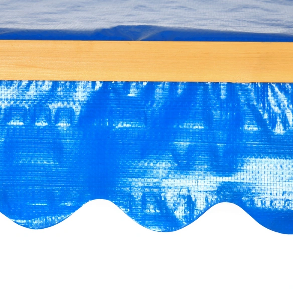 Sandkasten, mit Dach, LxBxH: 133x129x137,5 cm, naturfarben