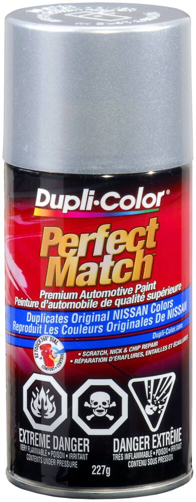 Dupli-Color Perfect Match Premium Acrylic Lacquer Automotive Aerosol Spray Paint, Silver Frost Metallic  (549), 227-g