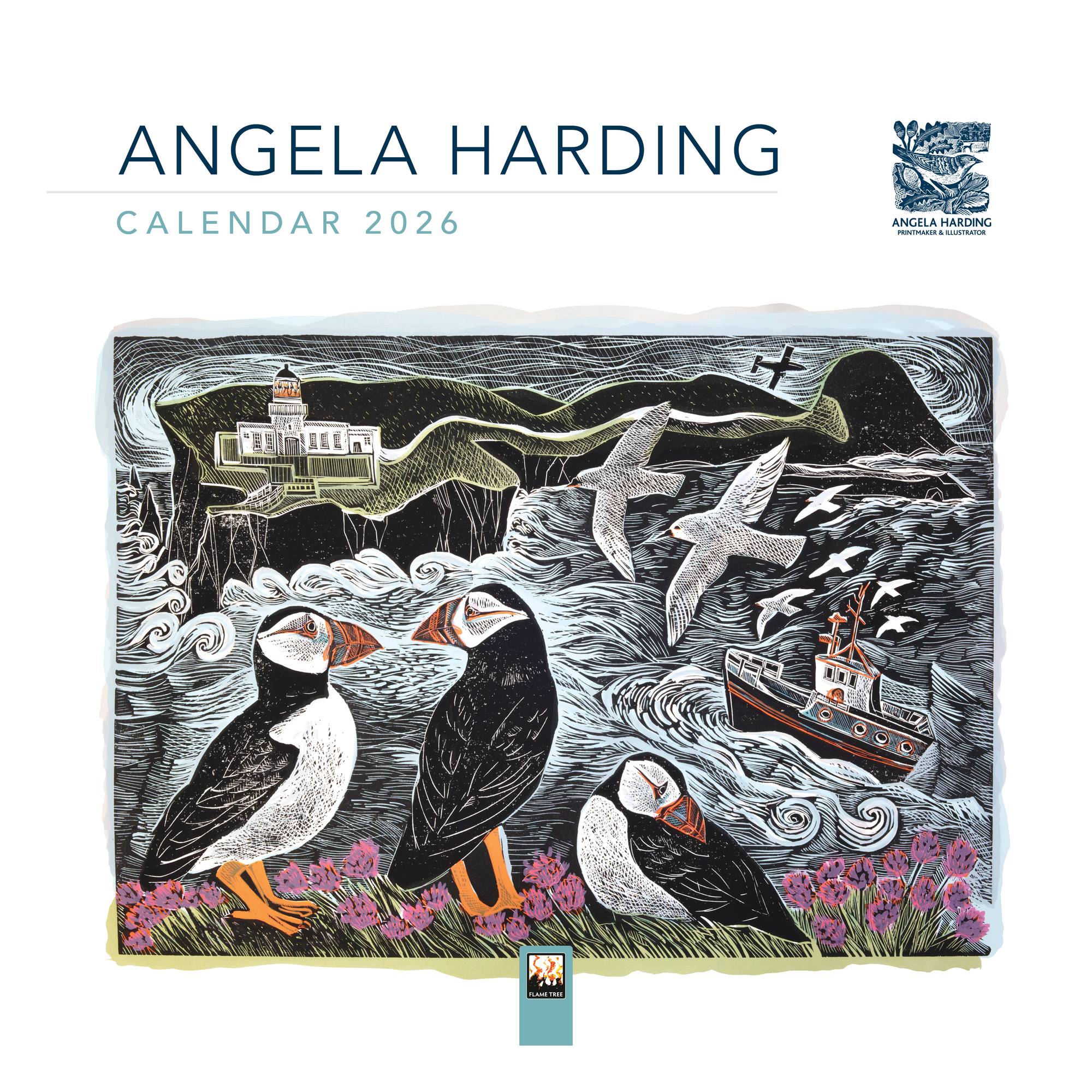 Angela Harding Wall Calendar 2026