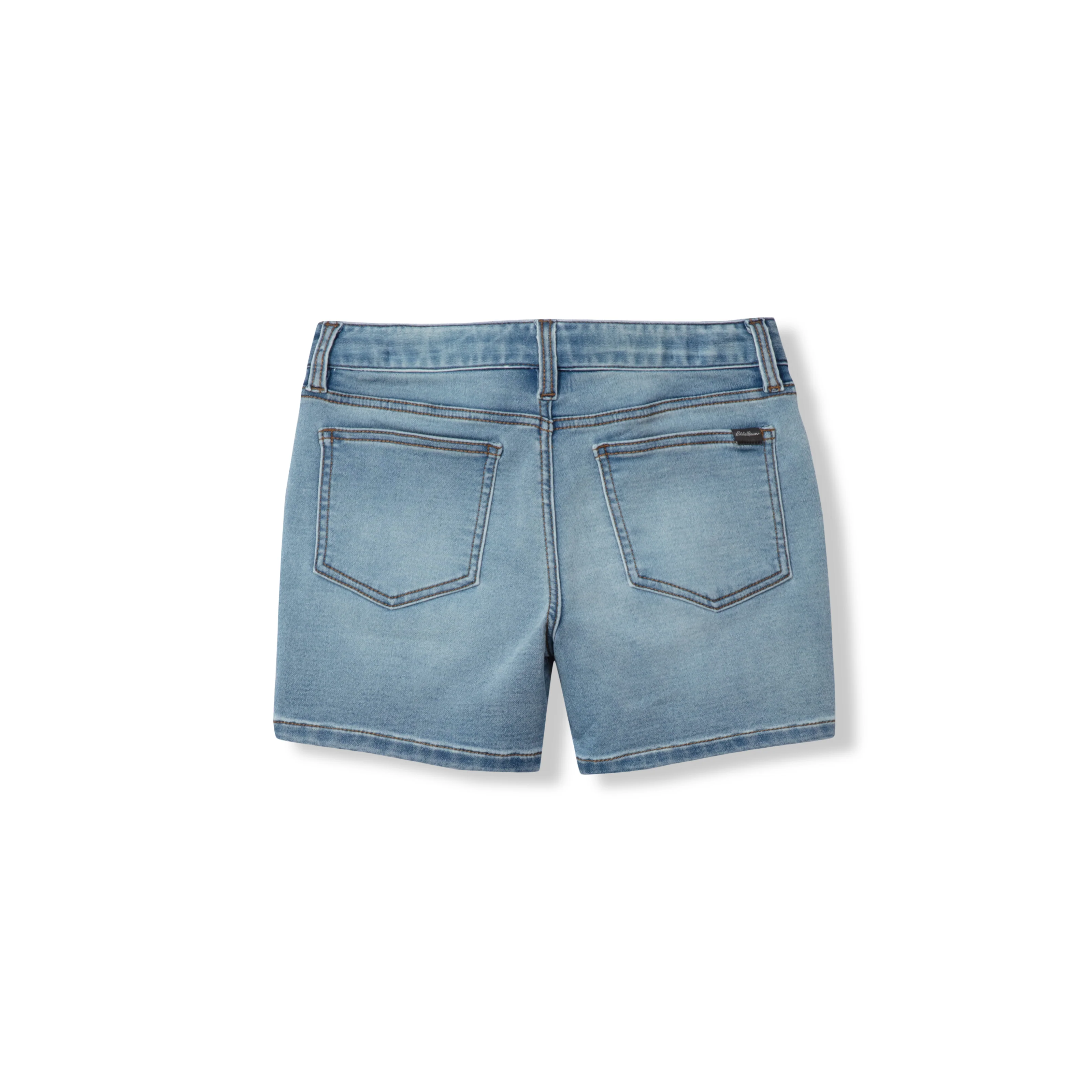 Girls Flex Knit Denim Shorts