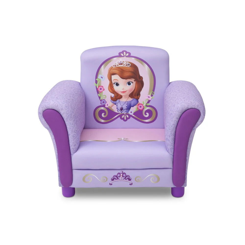 Sofia the First Upholstered Chair by Delta Children