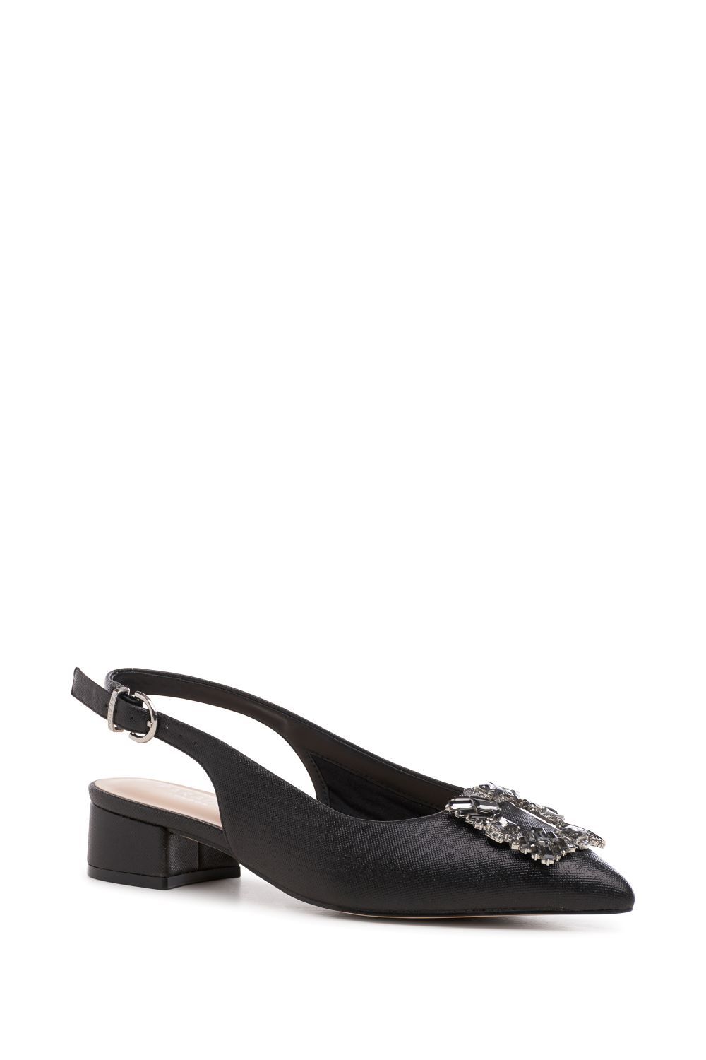 Paradox London Fortune' Wide Fit Low Heel Sling Backs