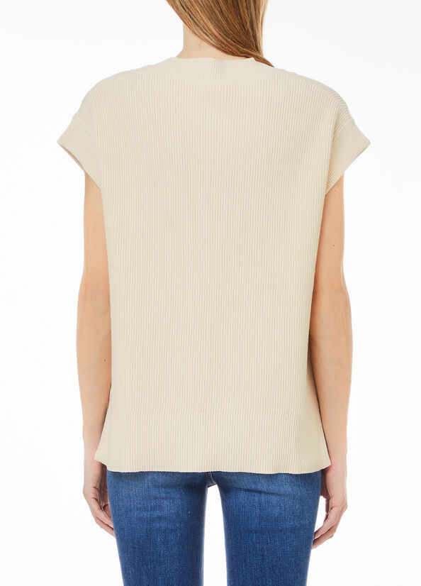 Gilet in maglia con tasca