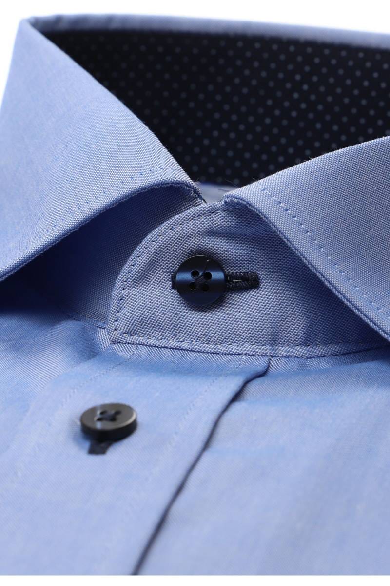 ETERNA Comfort Fit Hemd mittelblau, Einfarbig