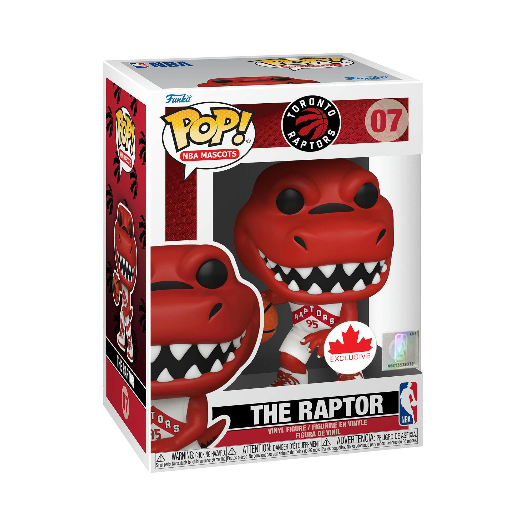 Funko POP! NBA Toronto Raptors Mascot Collectible Basketball Figure Toy for Fans