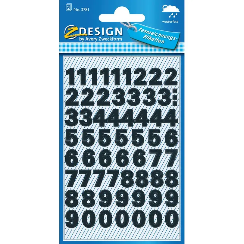 Sticker 2er-Set Letters