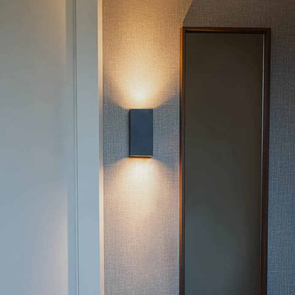 Qazqa up? en downlight lamp sab zwart gu10