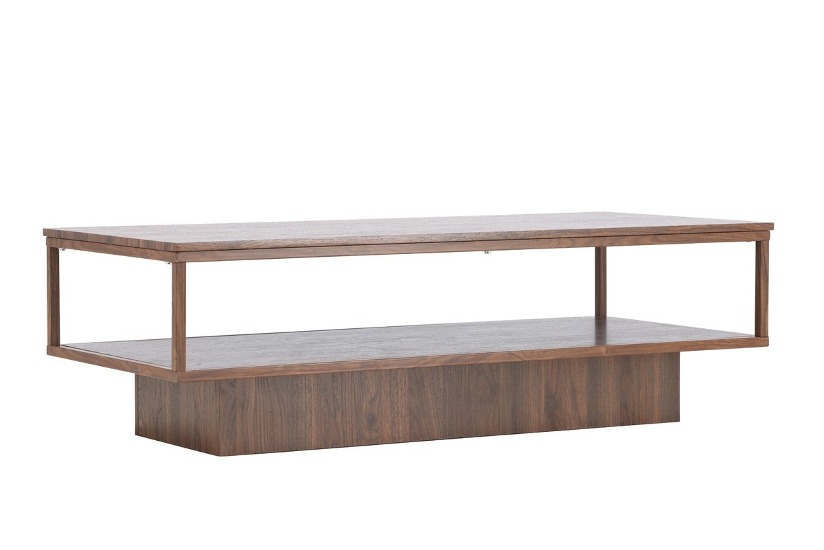 BRAM salontafel Valsund - walnoot - 130 x 60 cm
