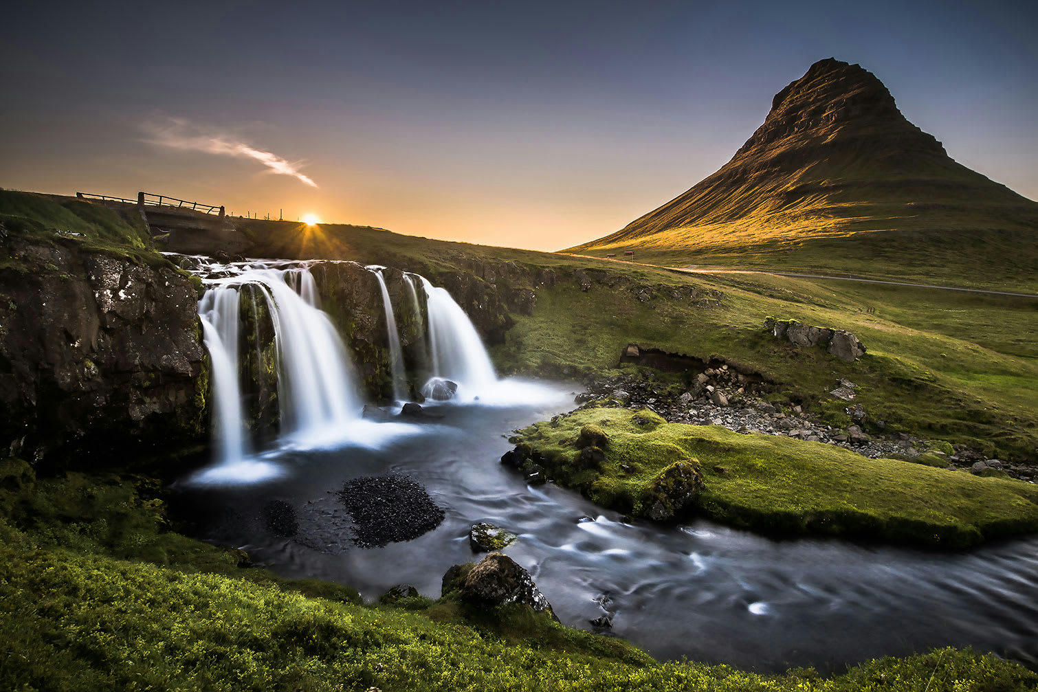 - Tableau cascade o - kirkjufell islande Tableau plexiglas 120x80cm