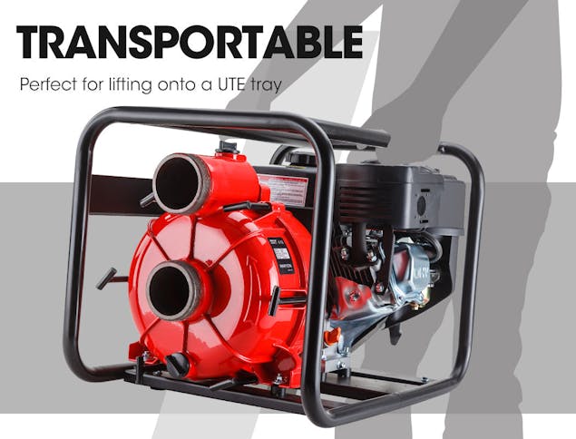 NNEMB 8HP 3 Petrol Trash Water Transfer Pump High Flow Irrigation