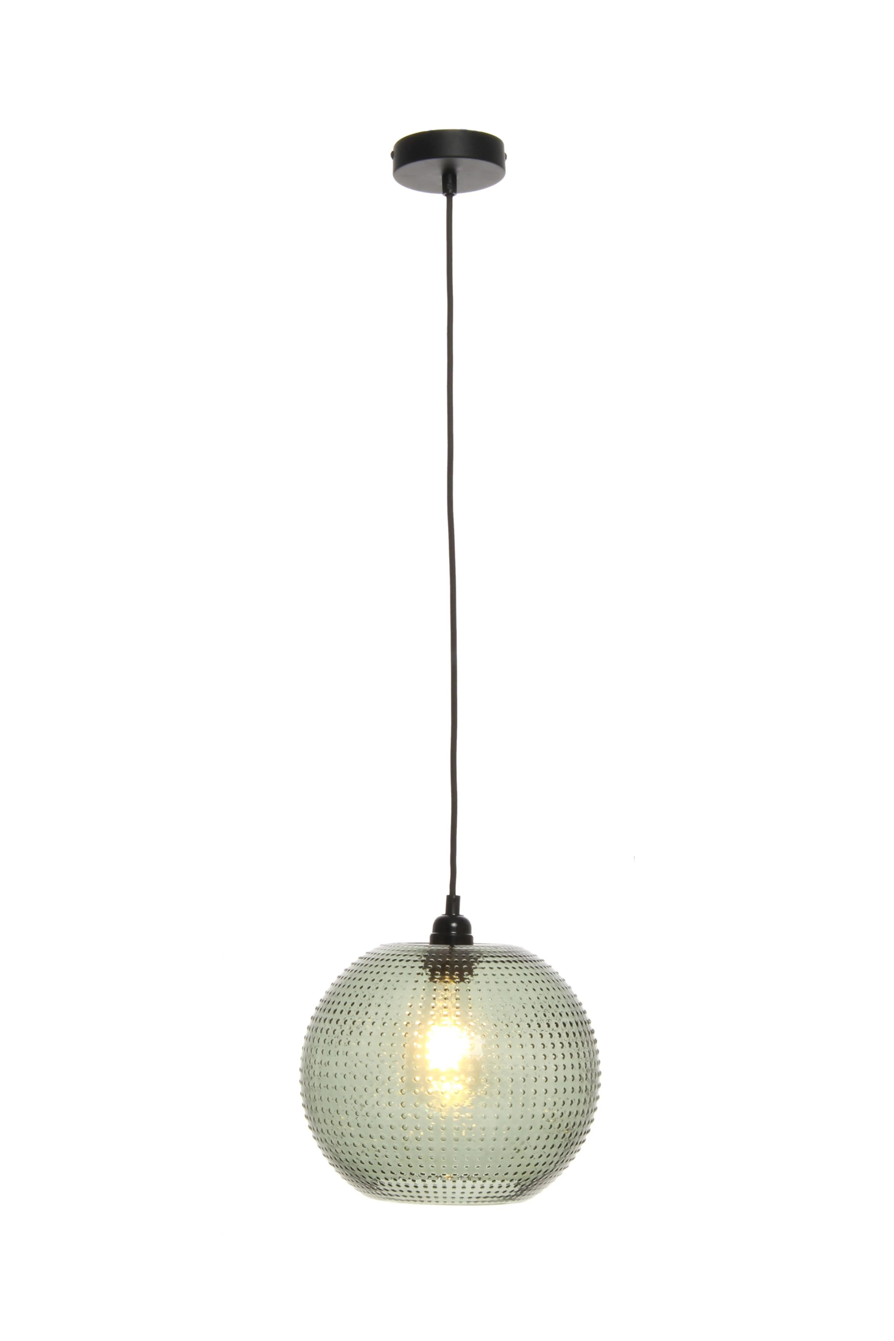 Glazen hanglamp Saturn rond