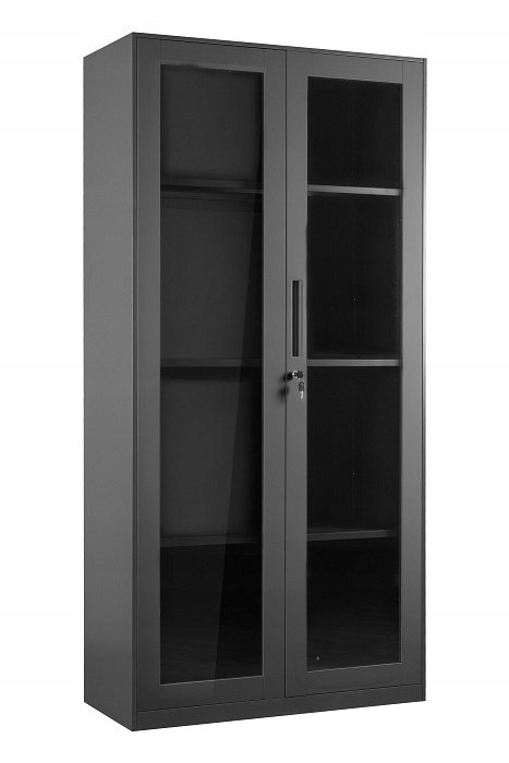 Szafa biurowa XD-027 czarna metalowa