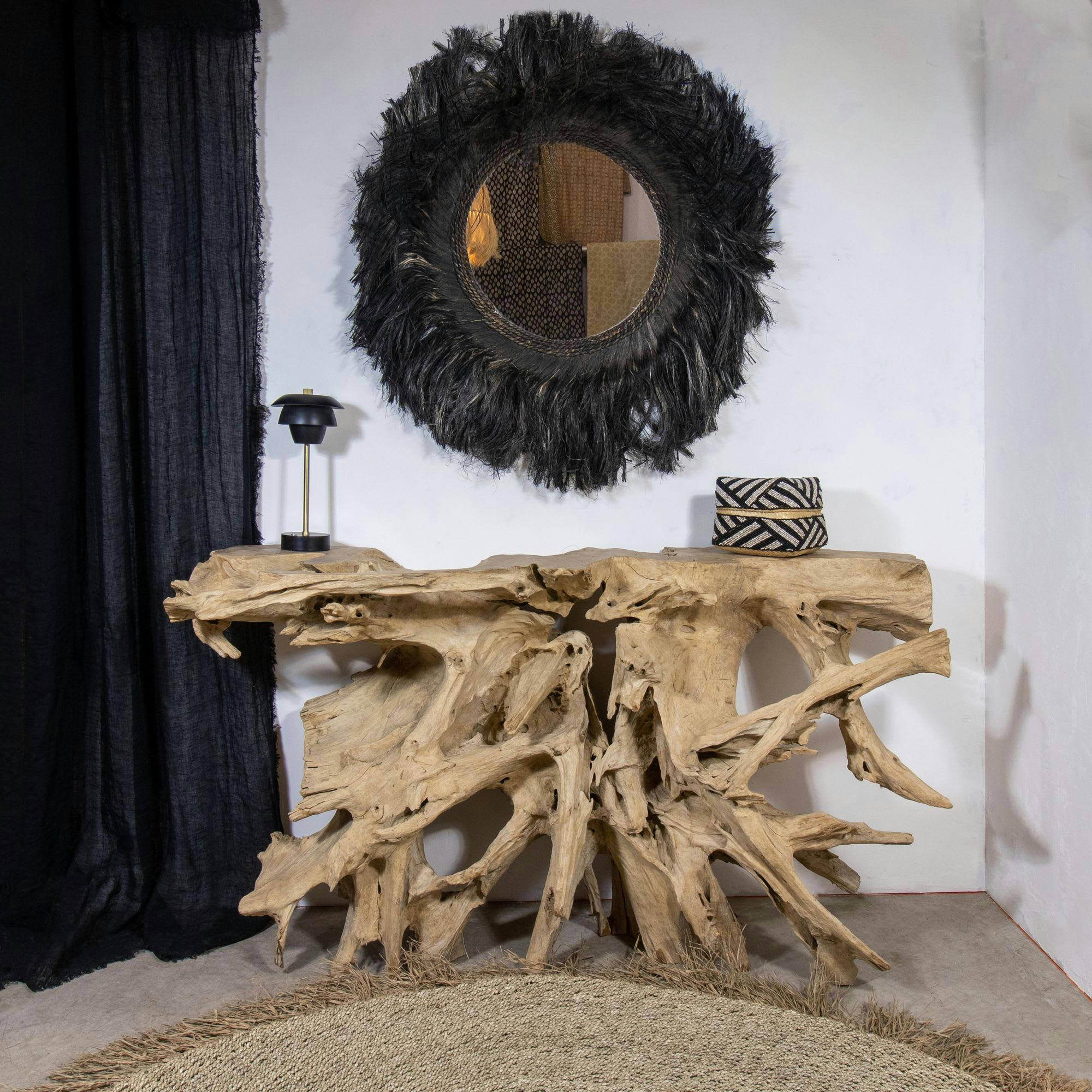 BELEGA - Console en racine de teck massif