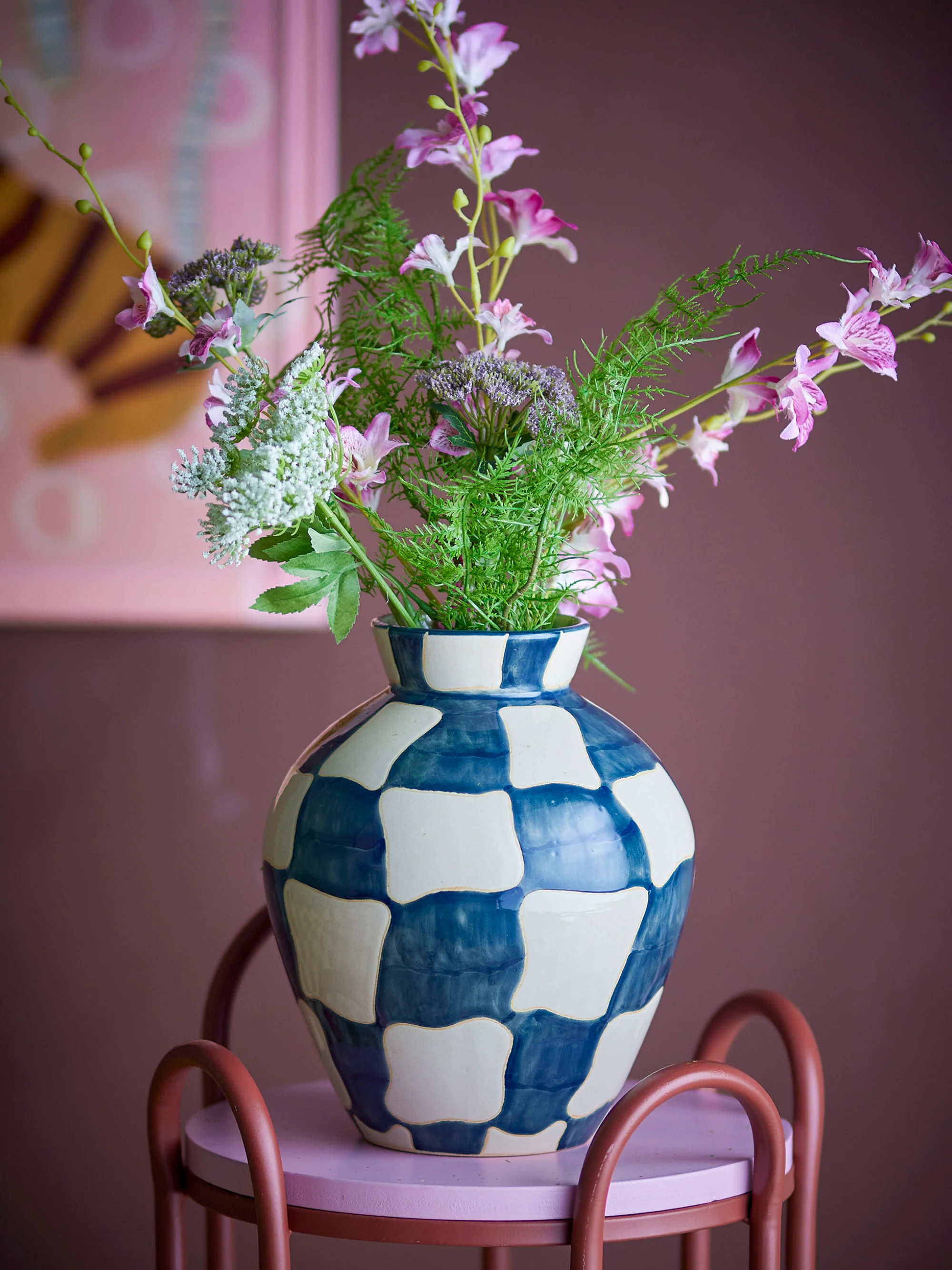 Handbemalte Vase Check