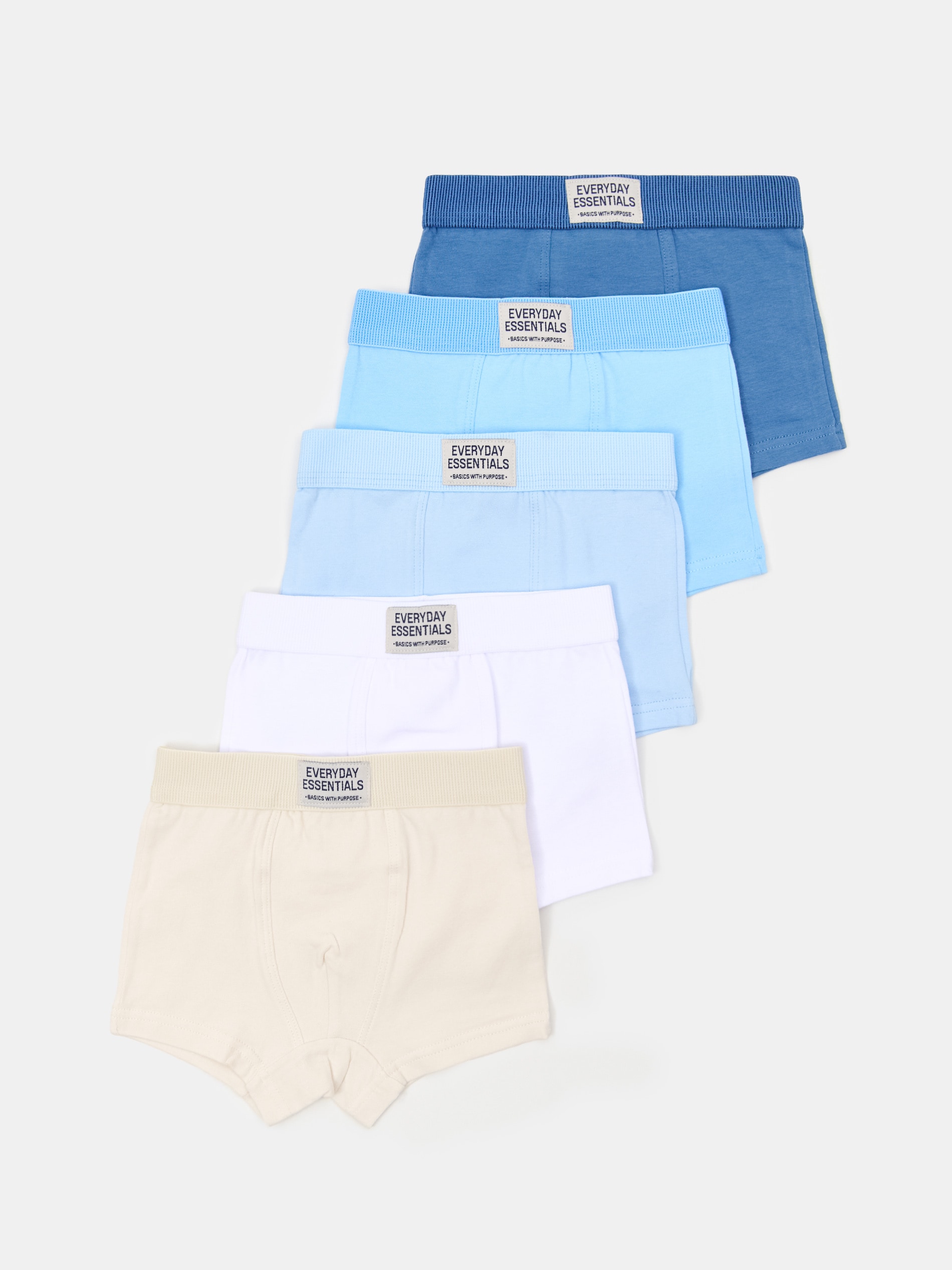 Bawełniane bokserki z naszywką 5 pack