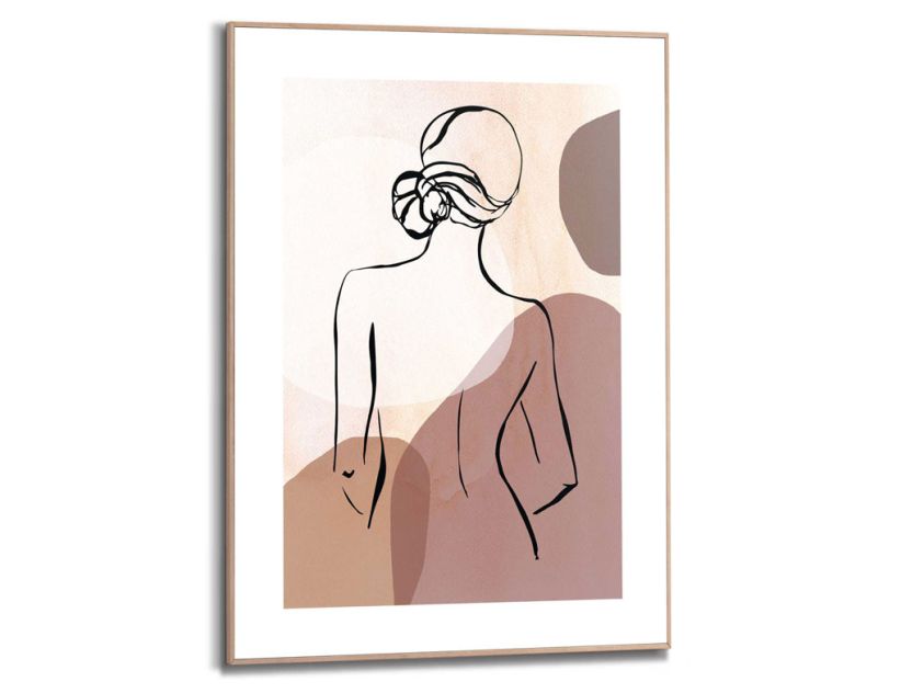 Bild Slim Frame Wood Frau