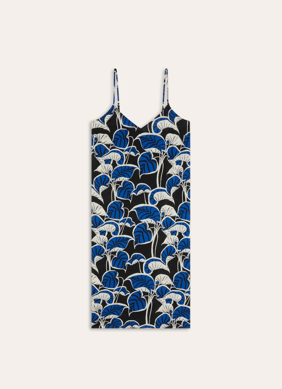 NUISETTE IMPRIMÉ VÉGÉTAL EN VISCOSE ECO VERO Noir