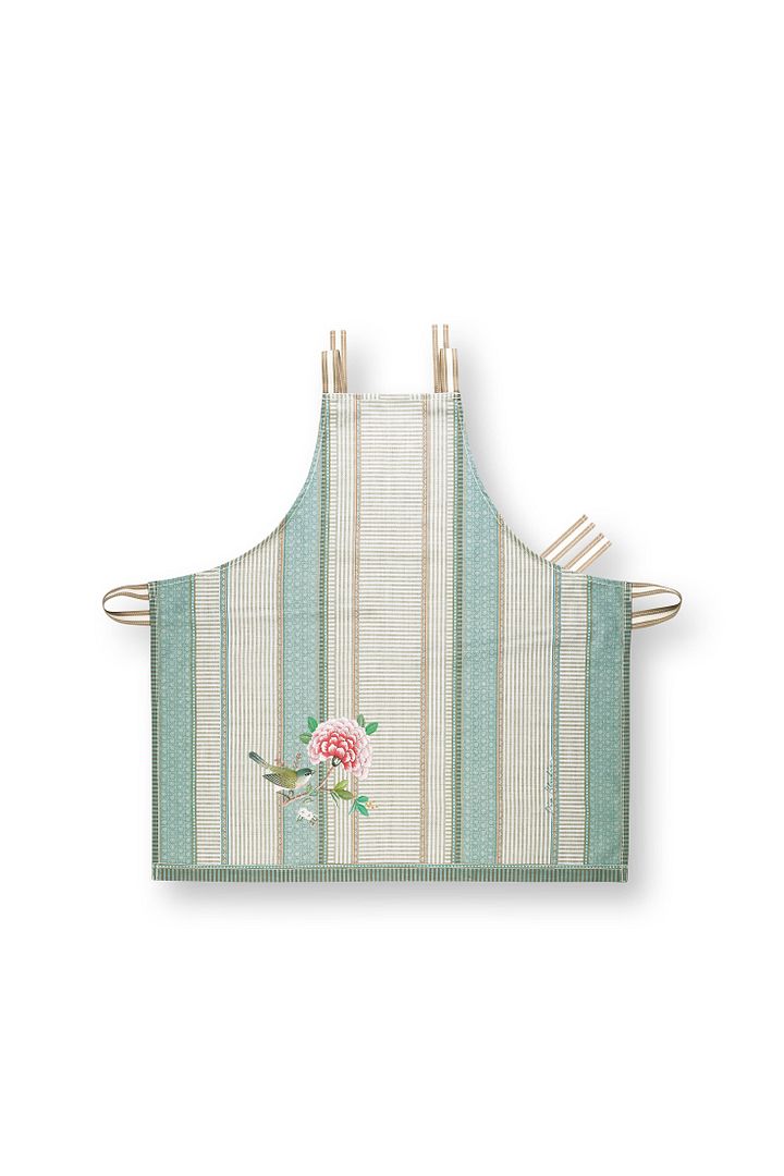 Pip Studio Blushing Birds Keukenschort - Schort - Donkerroze - 85x88cm