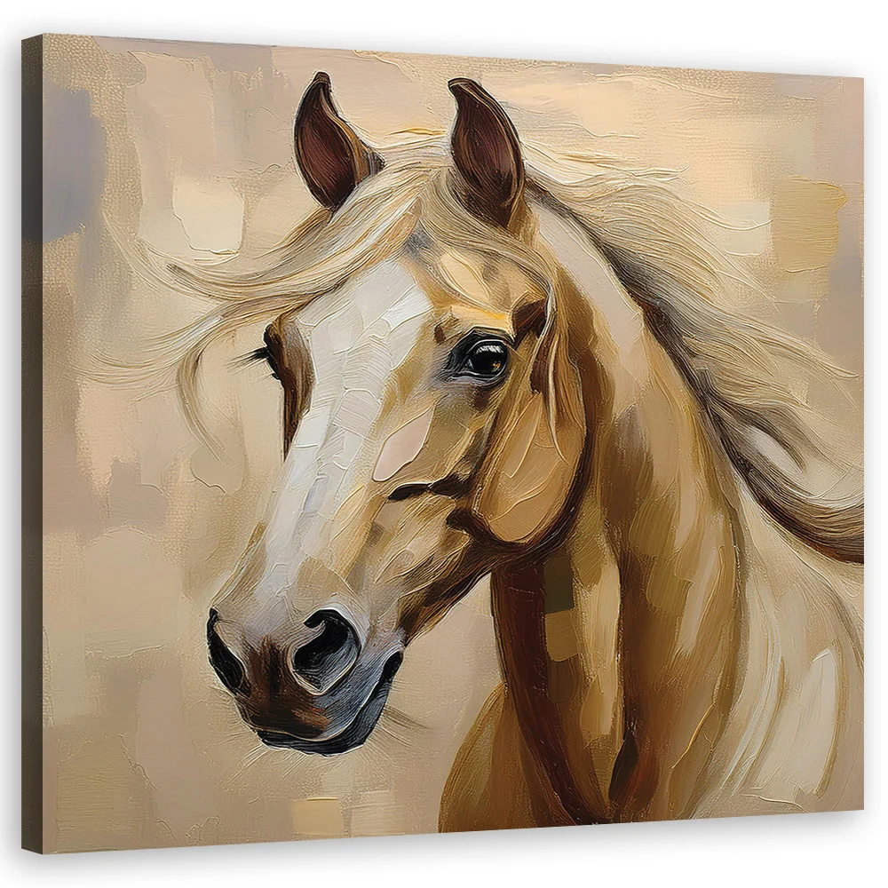 Feeby Obraz na płótnie, Zwierzęta Koń Malowany 30x30
