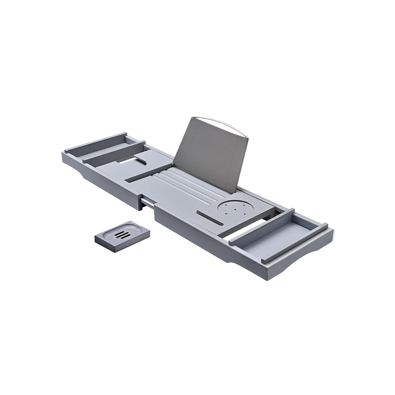 Pont de baignoire extensible en bambou