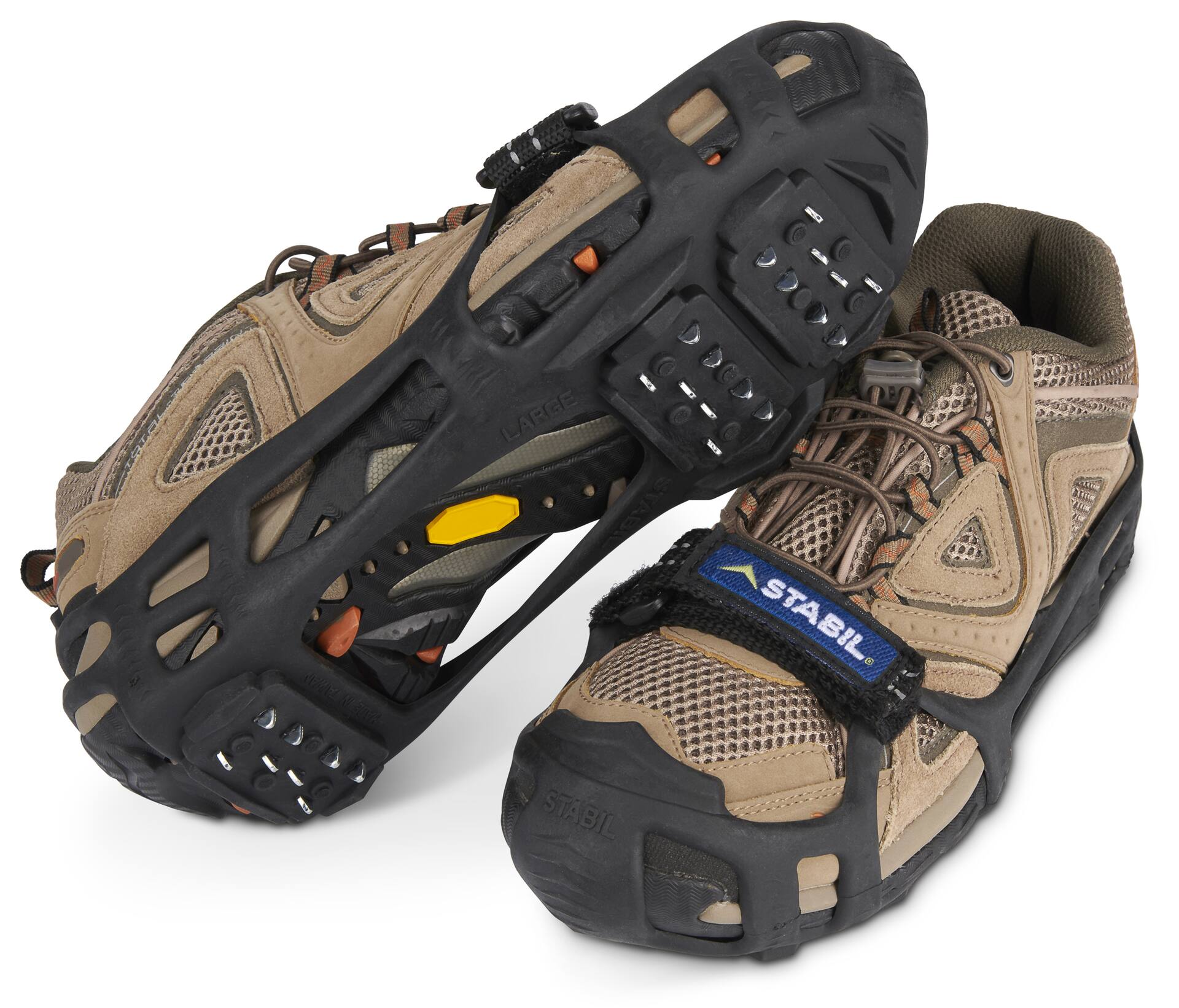 Stabil Walk Plus Adult Traction Shoe/Boot Grips for Walking/Hiking, Assorted Sizes
