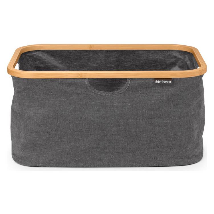 Brabantia 40 Litre Foldable Laundry Basket - Pepper Black