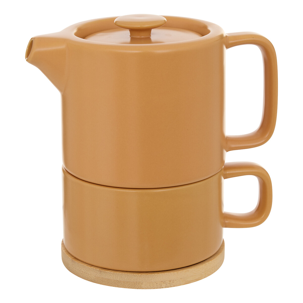 Bule com chávena em ceramica