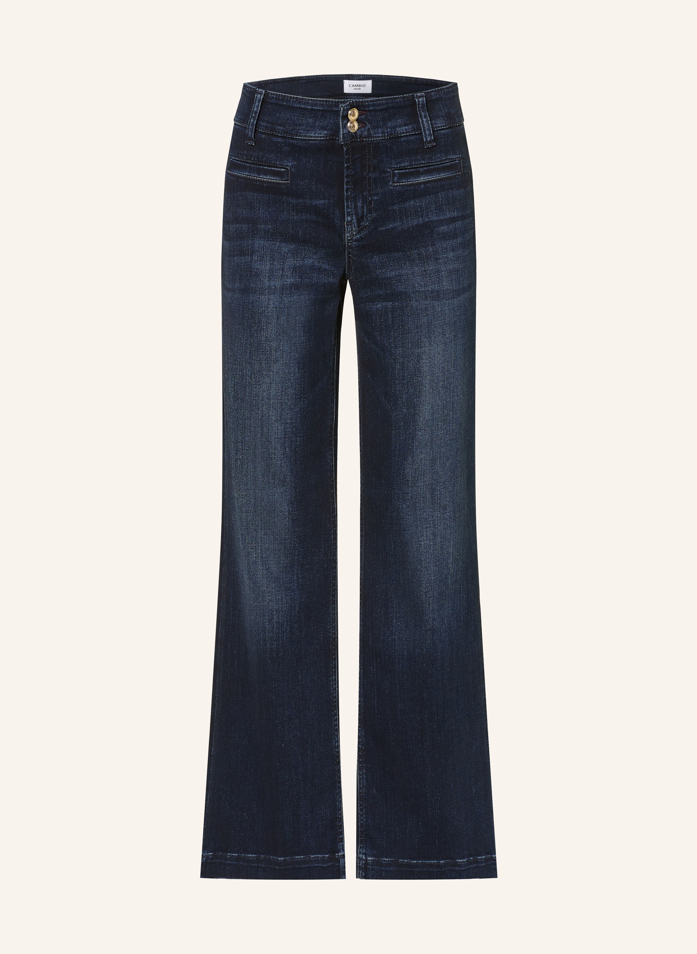 CAMBIO Flared Jeans TESSA mit Nieten