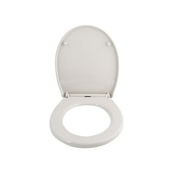Abattant wc HARRY Gris ClairCharnière Zinc Spirella