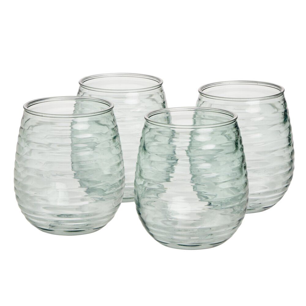 Verre plastique transparent 50cl x4