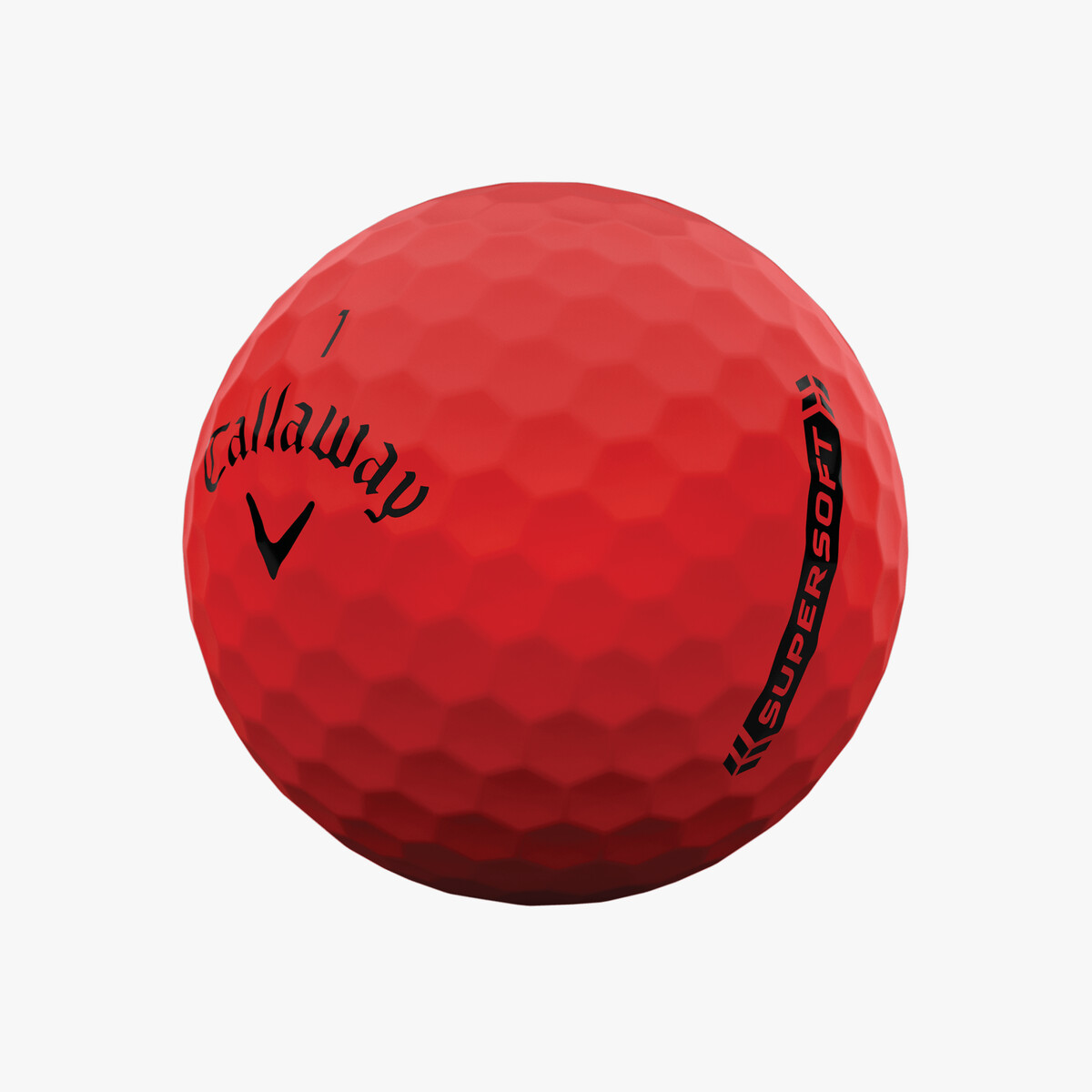 Supersoft Matte Red Golf Balls