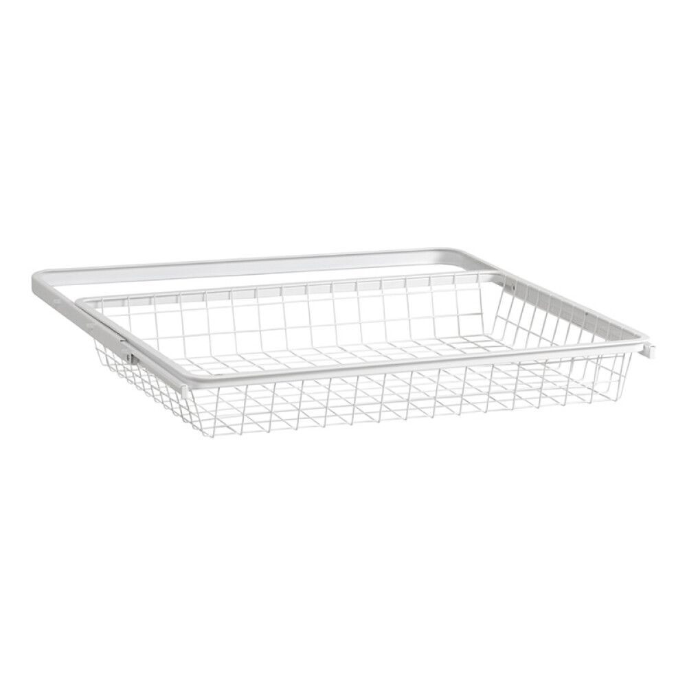 TRÅDKURV ELFA UTTREKKBAR 605X430X85 MM HVIT S