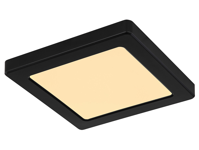 Plafon Lasse LED 16 cm akrylowy czarny