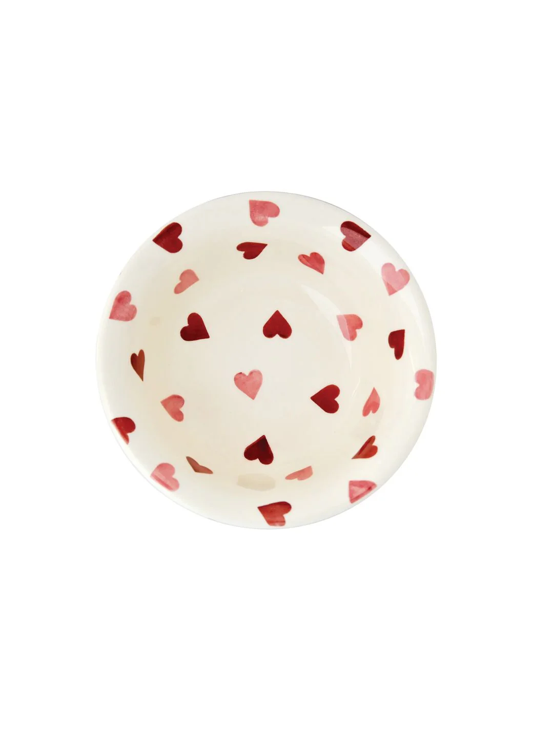 Seconds Pink Hearts Cereal Bowl
