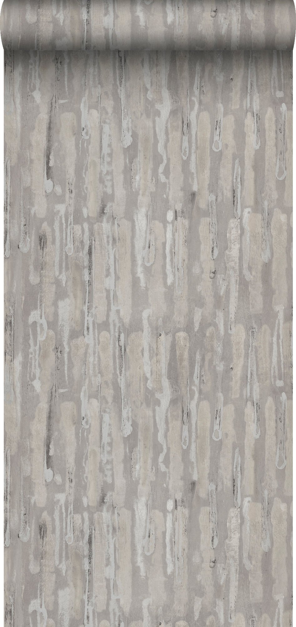 Sanders & Sanders behang houtlook donkergrijs - 53 cm x 10 m - 640067