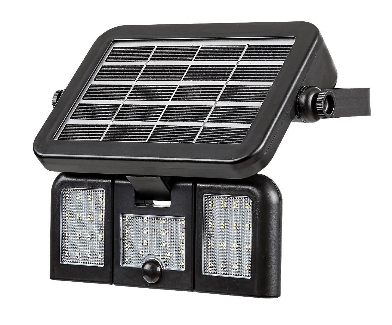 Naświetlacz solarny z czujnikiem LED 9.6W Lihull czarny 77020 Rabalux