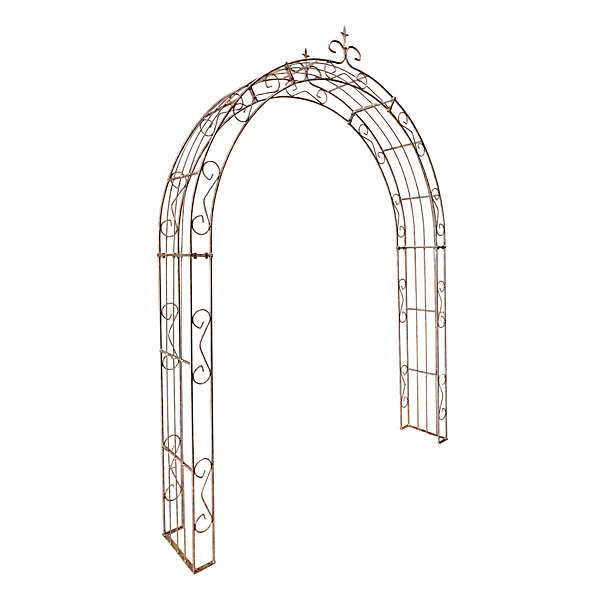 Arche de jardin LEA with pointu arrond - 200 cm rouiller