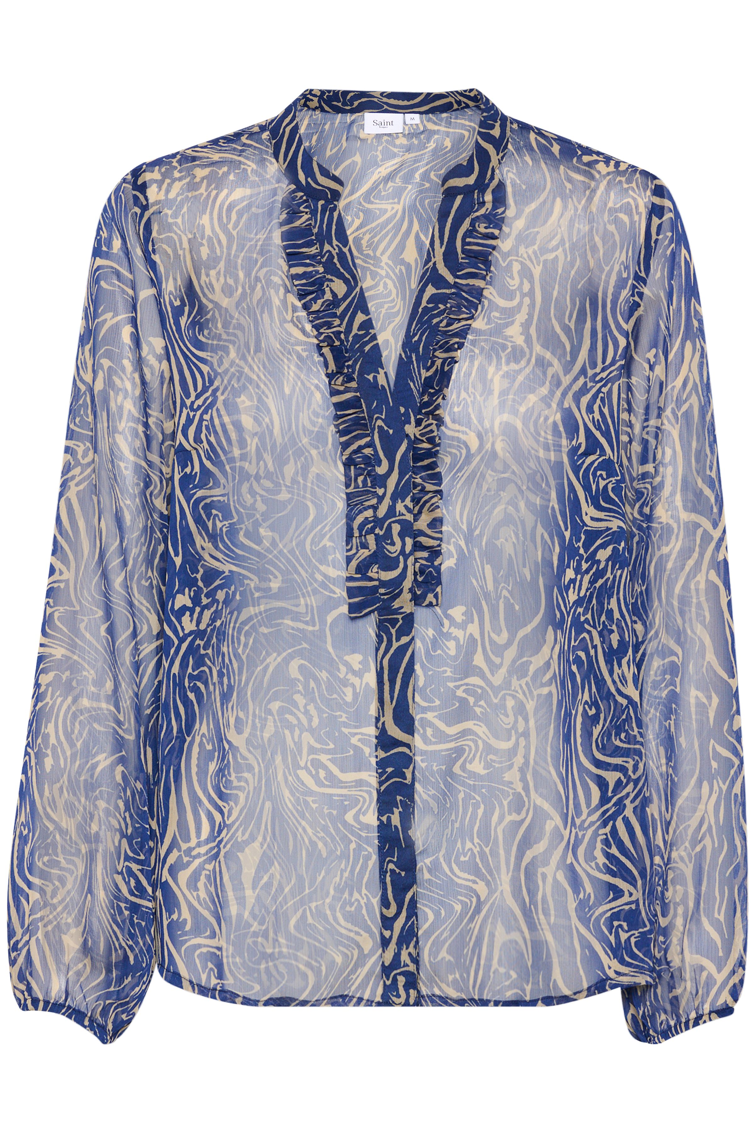 Saint Tropez ValerieSZ With Ruffles Chiffon Shirt
