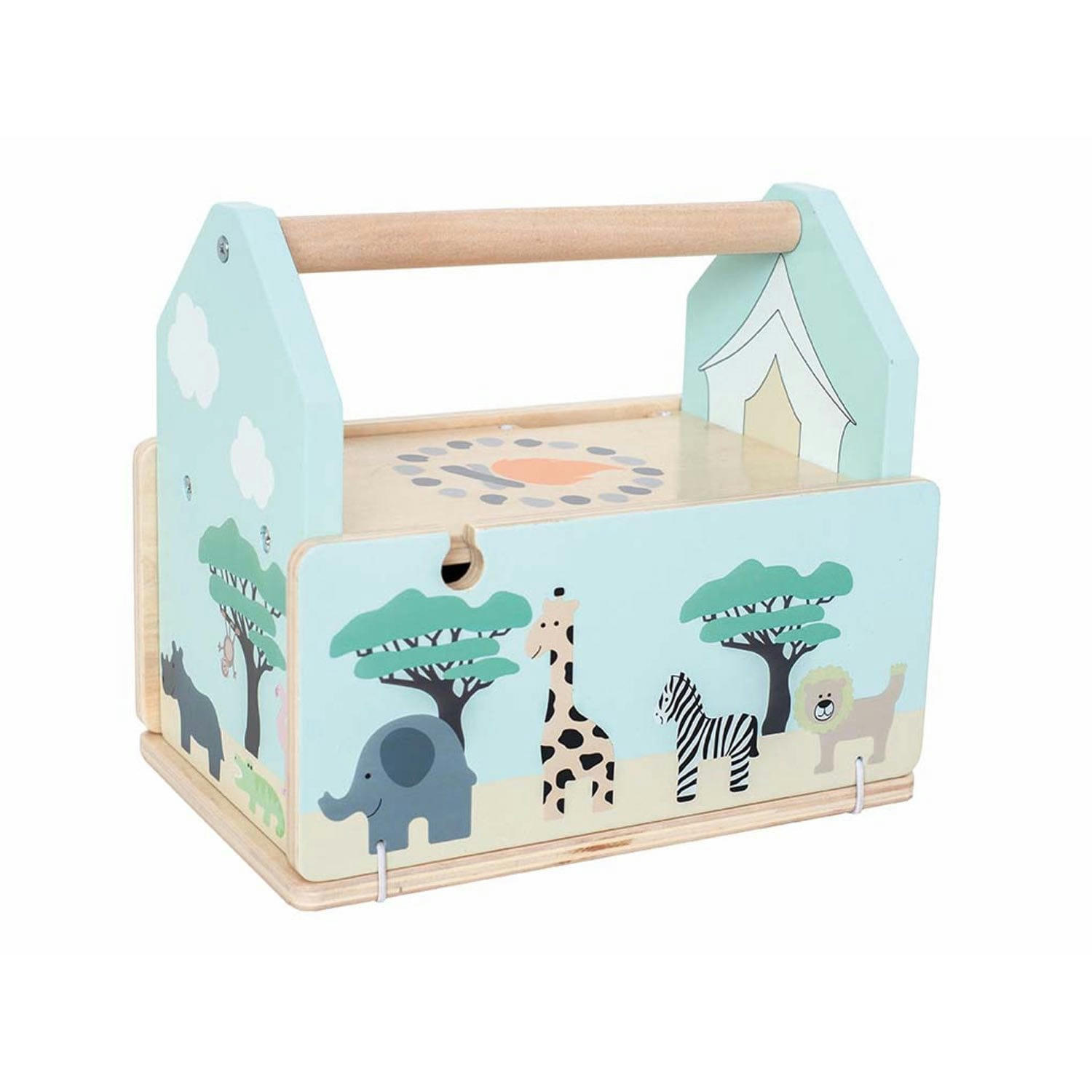 SAFARI - Jouet en bois - Coffret Circuit Safari