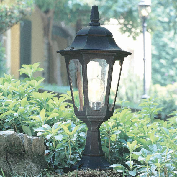 Lampa ogrodowa stojąca czarna Parish wys:54 cm 1xE27x60W IP44 Elstead