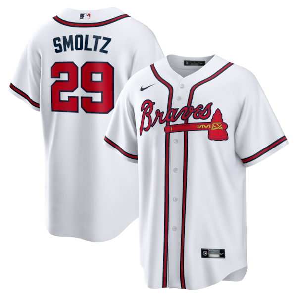 John Smoltz Atlanta Braves Nike Home Retired Player Replica Jersey - White