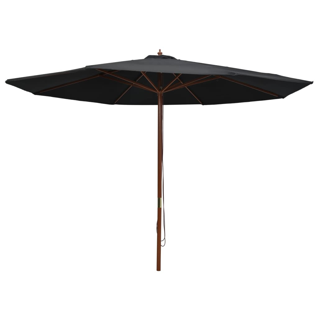 Parasol ogrodowy CzarnyvidaXL