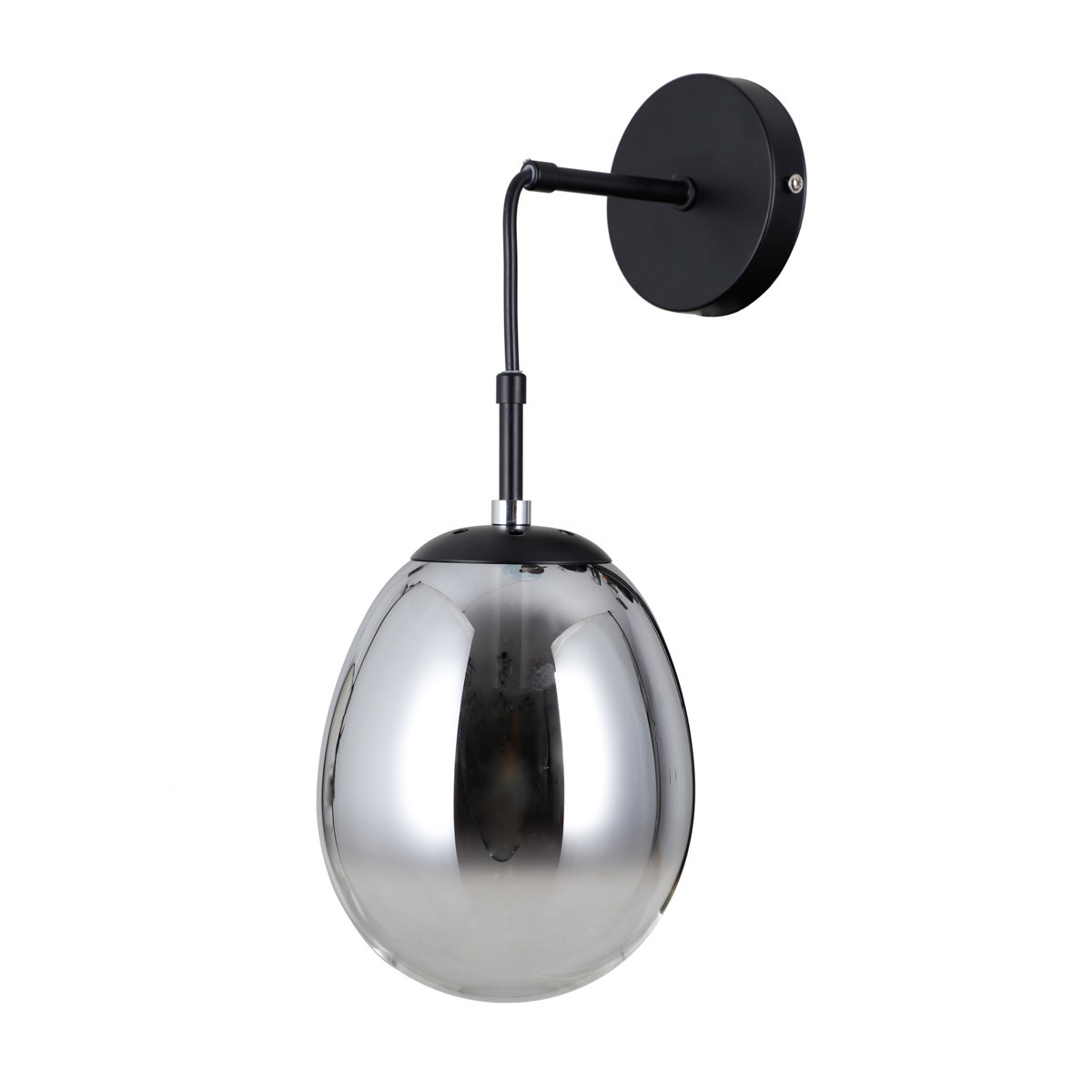 Kinkiet czarny matowy MEOLO 1xE14x5W wym:33x14x19,4cm IP20 Italux