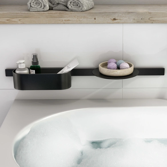 Badewannen-Set »WallStoris«, schwarz