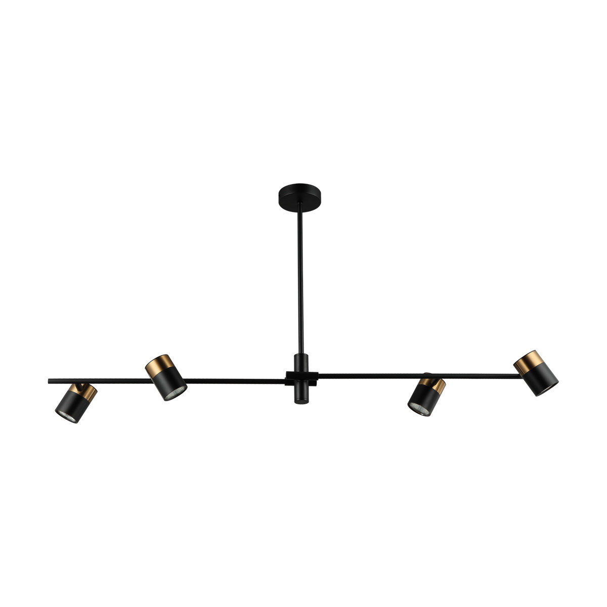 Spot listwa czarny ELICE 4xGU10x35W wym:53x98x22,5cm IP20 Italux