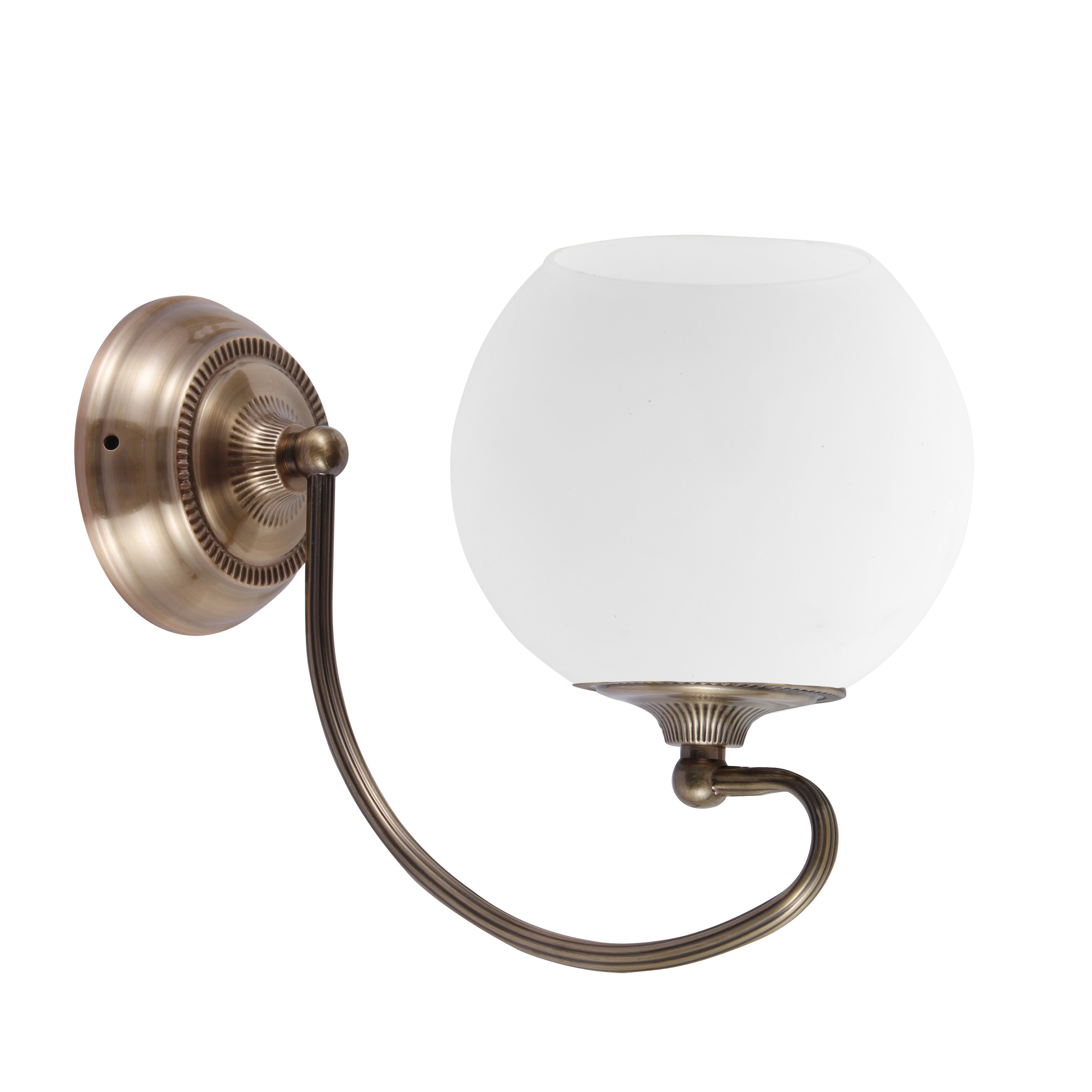 Lampa kinkiet ORBIT 1x60w e27 patynowa miedź