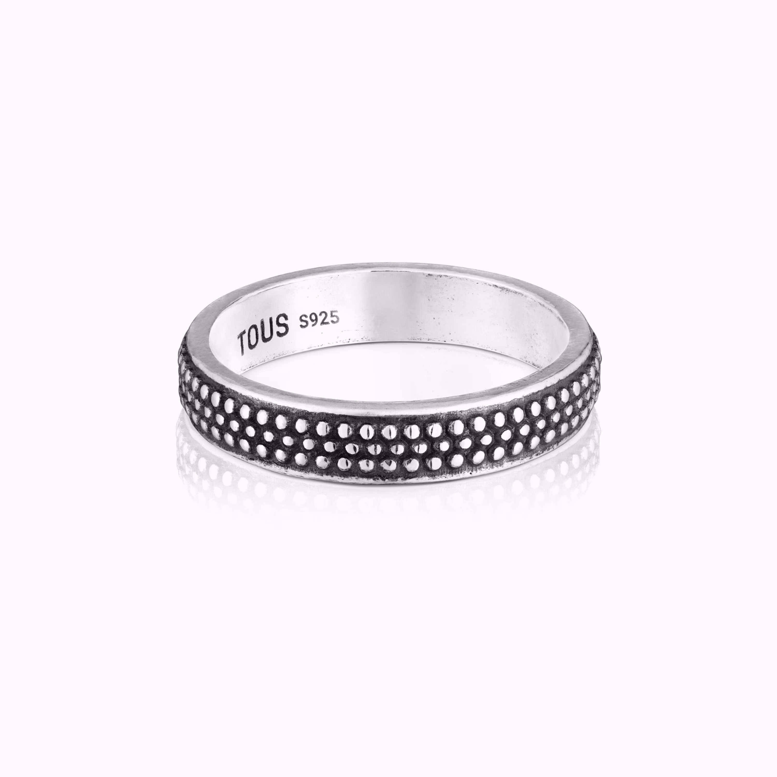 Anillo de plata 4 mm TOUS Man